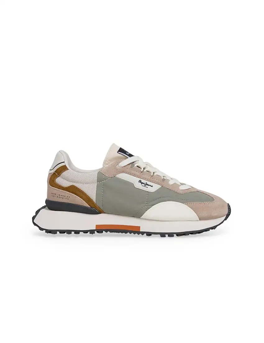Zapatillas Pepe Jeans PMS600023 Hombre Sneakers Casual Beige