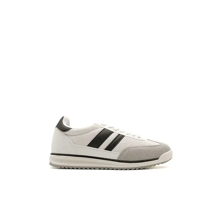 Zapatillas sneakers blancas rayas laterales