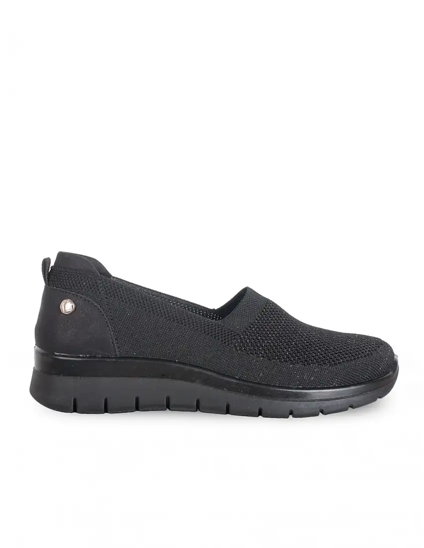 Zapatillas Vestir Slip On Negras AMARPIES