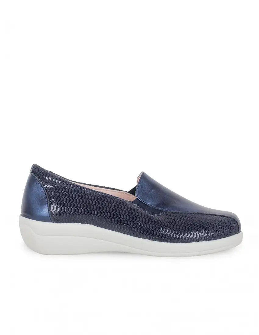 Zapato Azul Marino Cuña DOCTOR CUTILLAS