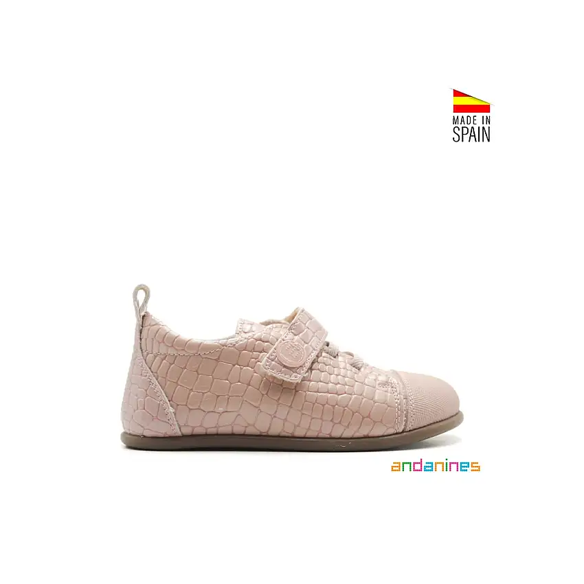 Zapato Barefoot Andanines coco rosa
