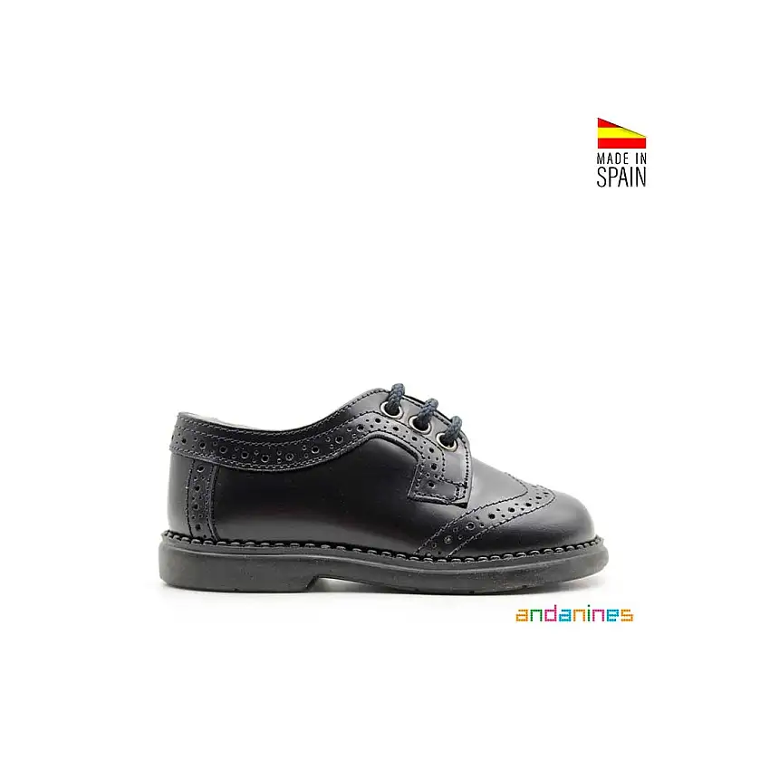 Zapato bebe blucher florentic marino