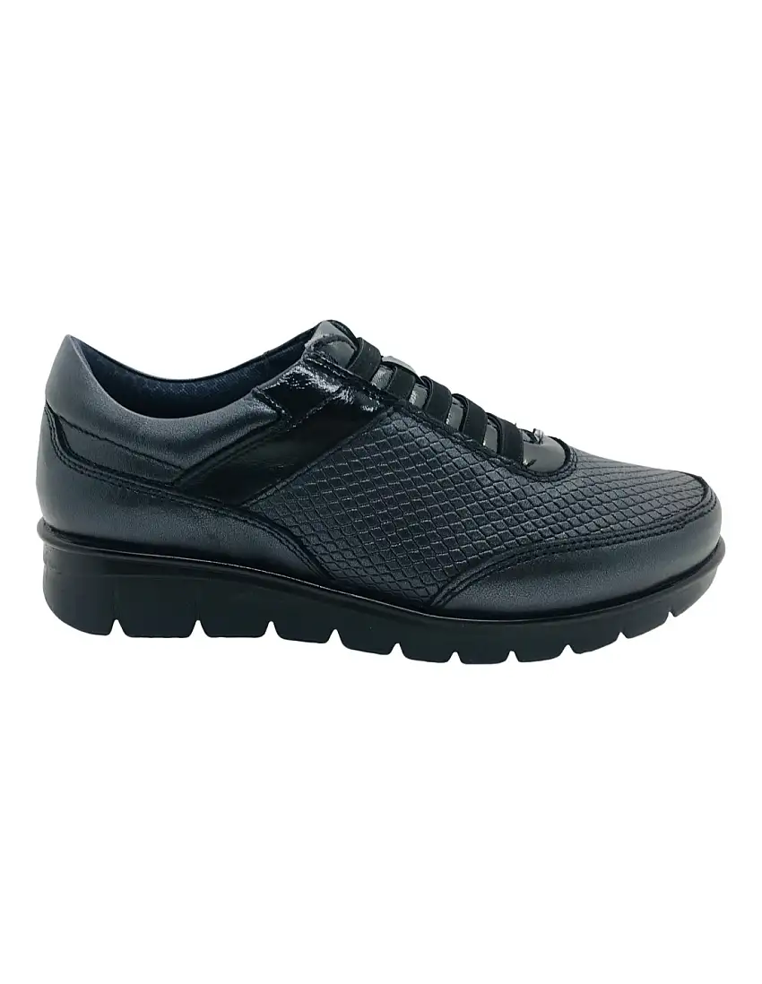 Zapato Confort Flex Mujer Baerchi 40900 Negro