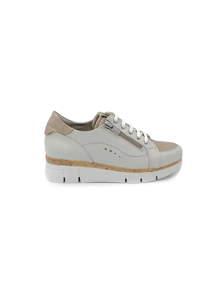 Zapato cuña DORKING India D9301-SILG Hielo Mujer.
