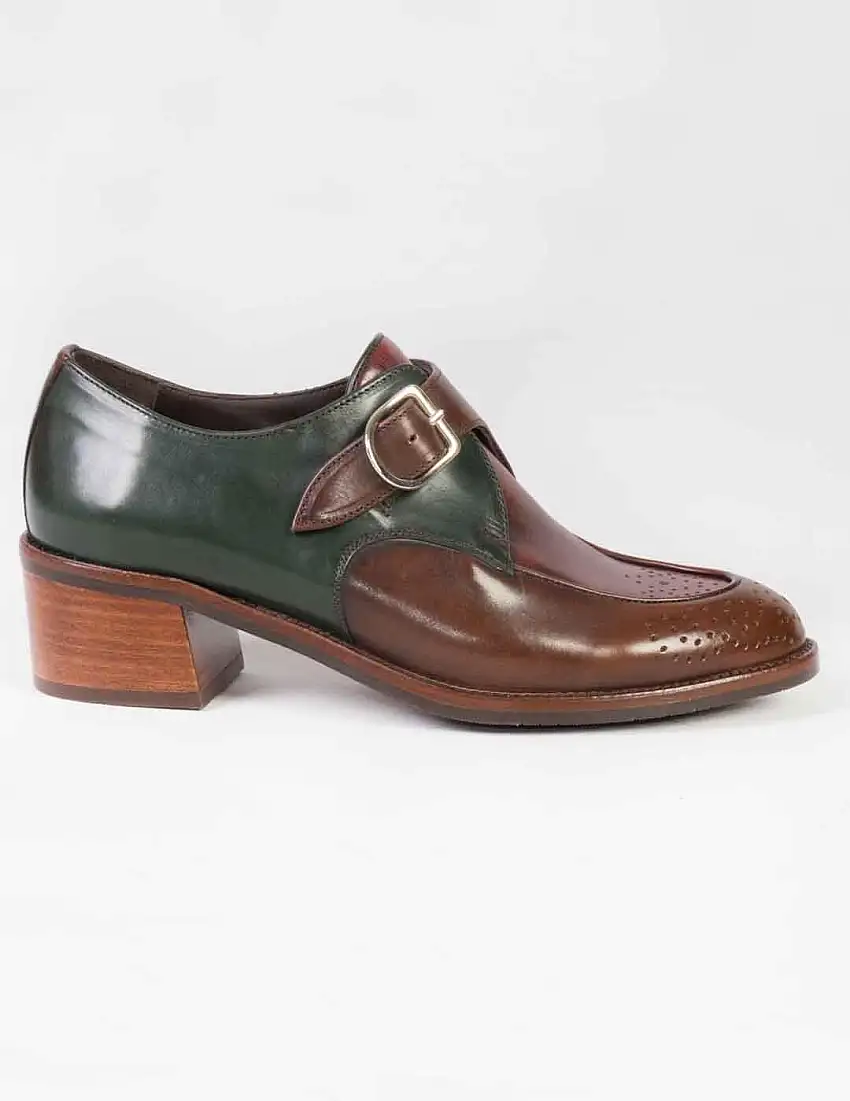 Zapato hebilla mujer Pertini multicolor
