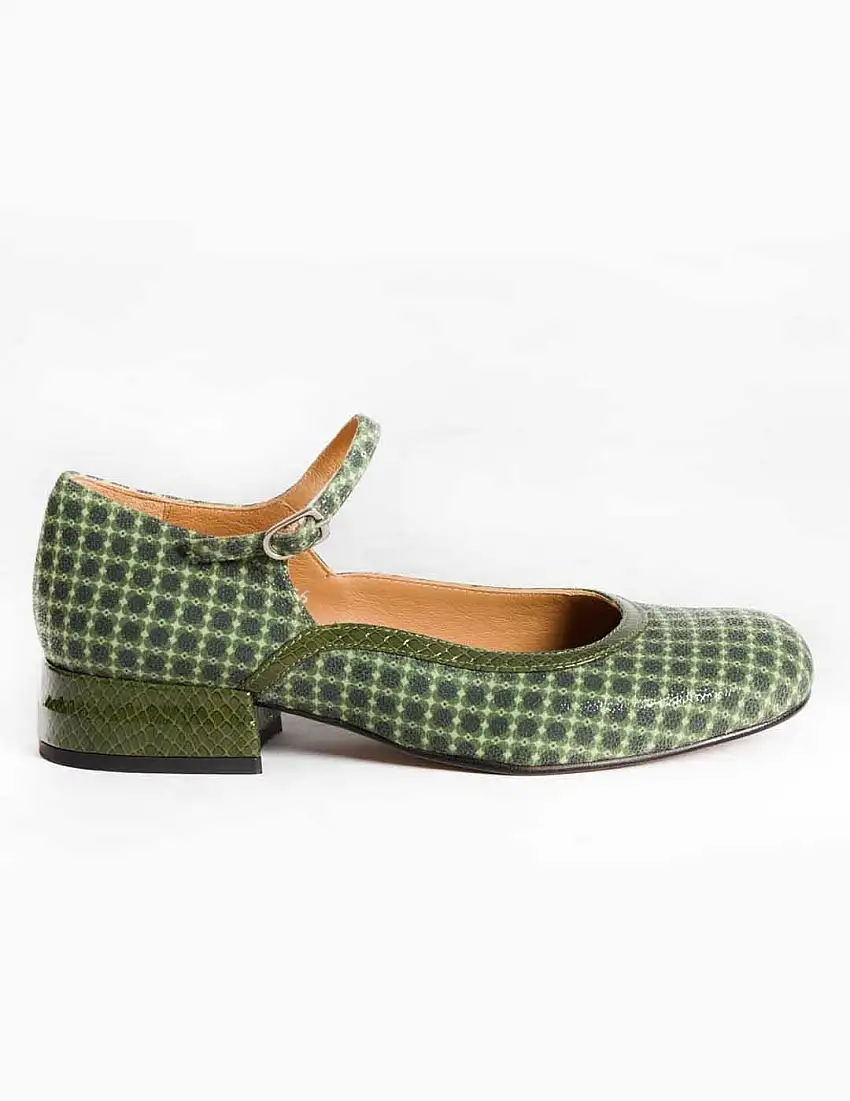 Zapato mujer Audley verde