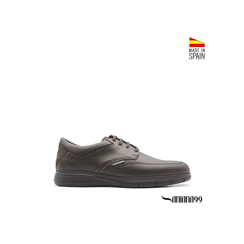 Zapato piel marrón EasyStep
