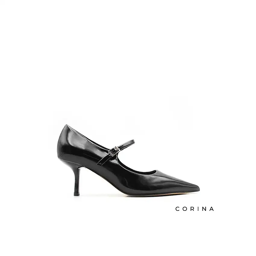 Zapato salón negro Corina