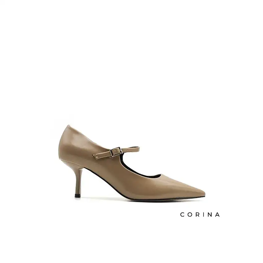 Zapato salón taupe Corina