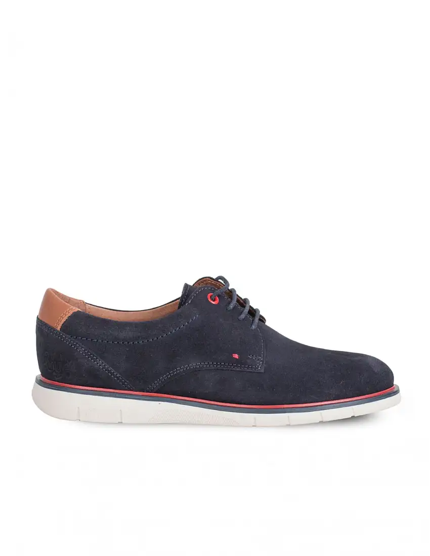 Zapatos Casual Hombre Serraje Azules PERA LIMONERA