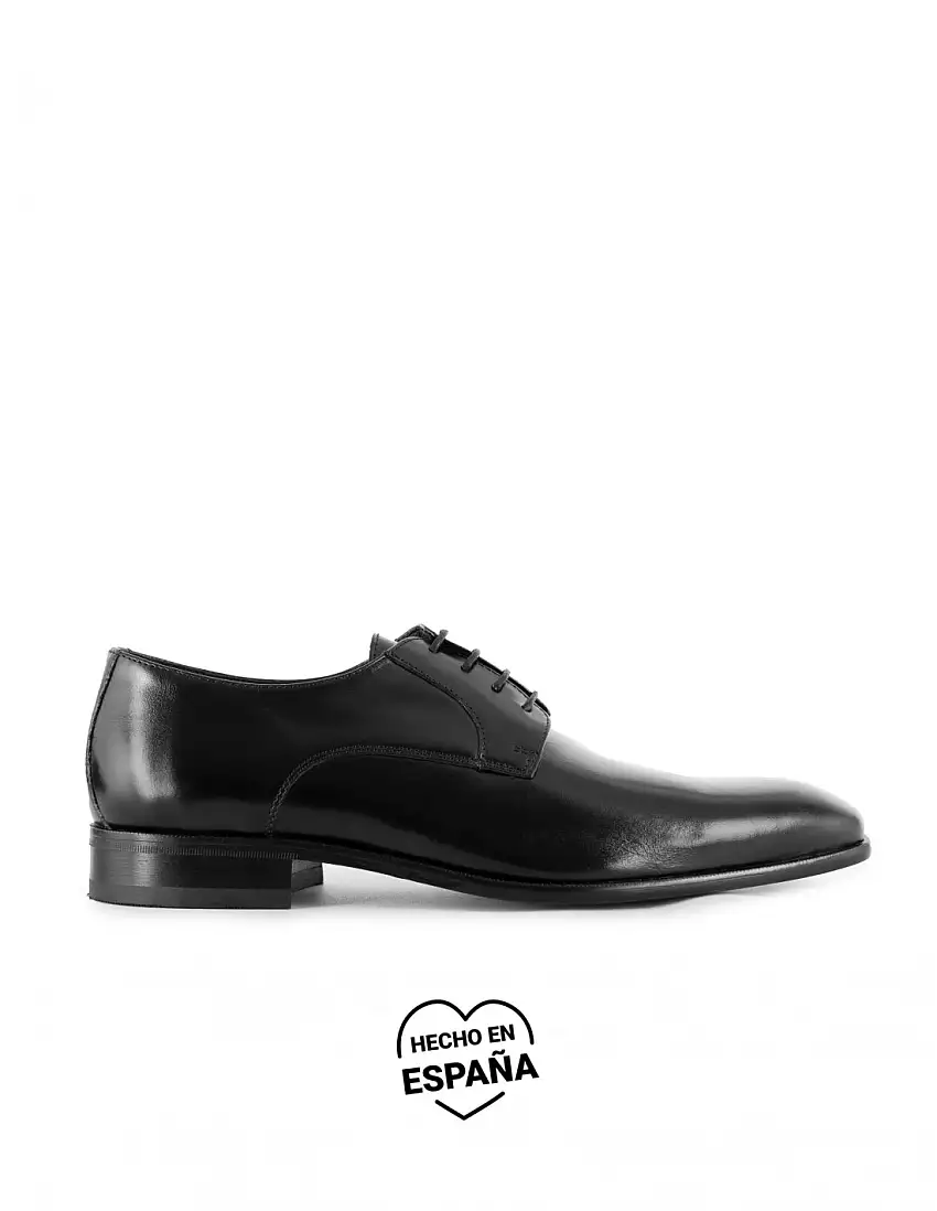 Zapatos Vestir Oxford Piel Negros