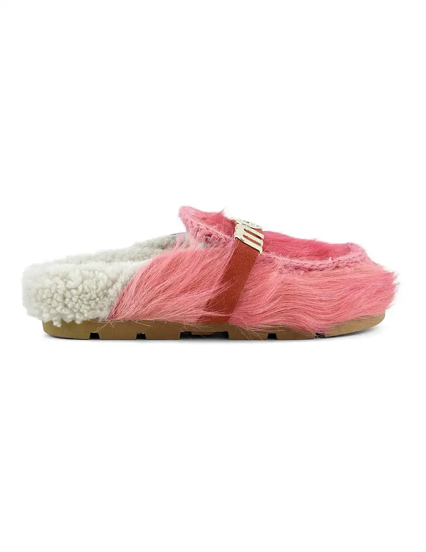 Zueco mujer Mou Winter Bio Pony fucsia