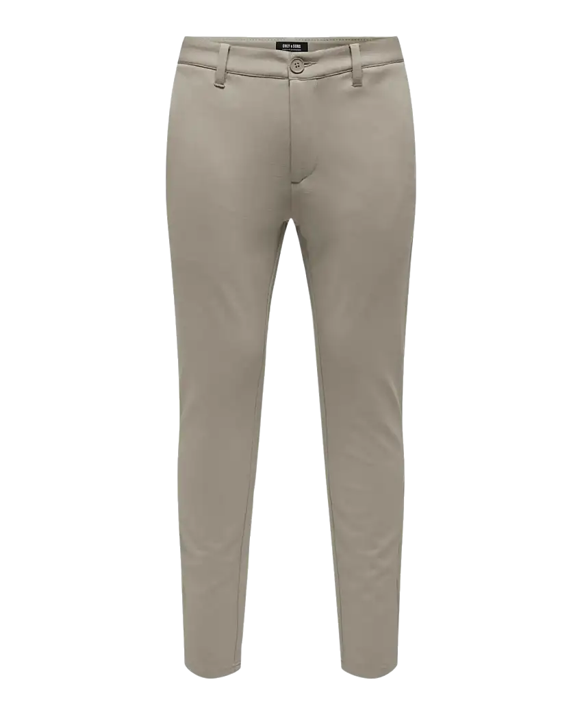 Pantalones Only&Sons Mark Tejido Jogger Gris Vintage Khaki