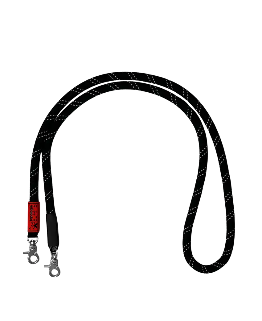 Correa TOPOLOGIE 10MM Rope Strap Black Reflective