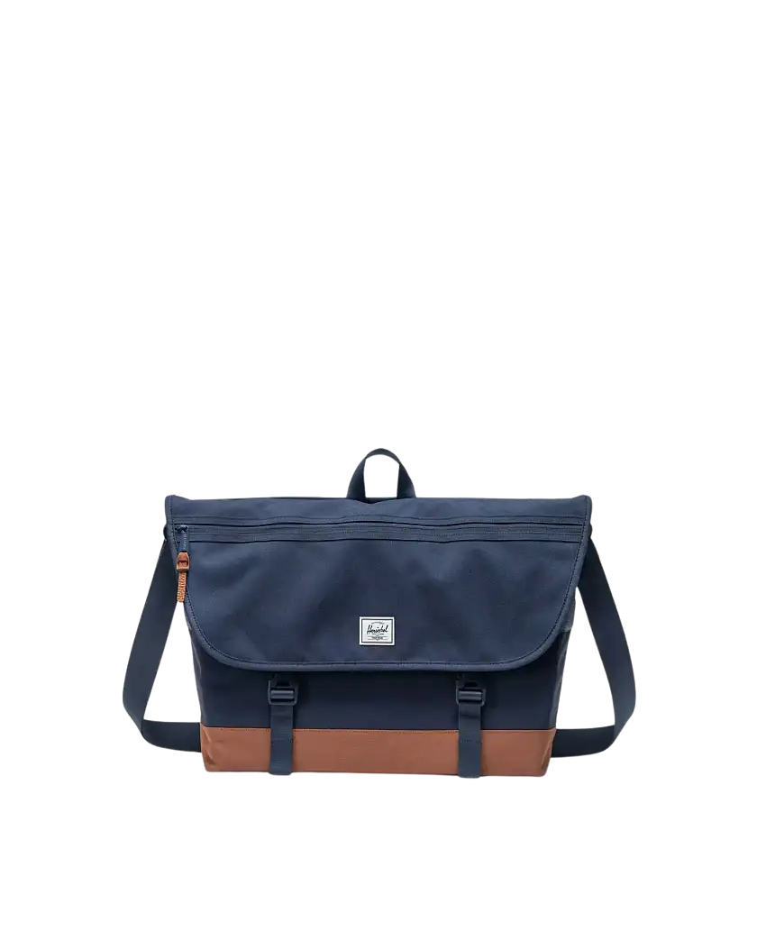Bolso Messenger HERSCHEL Cove 22.5L Navy Saddle Brown
