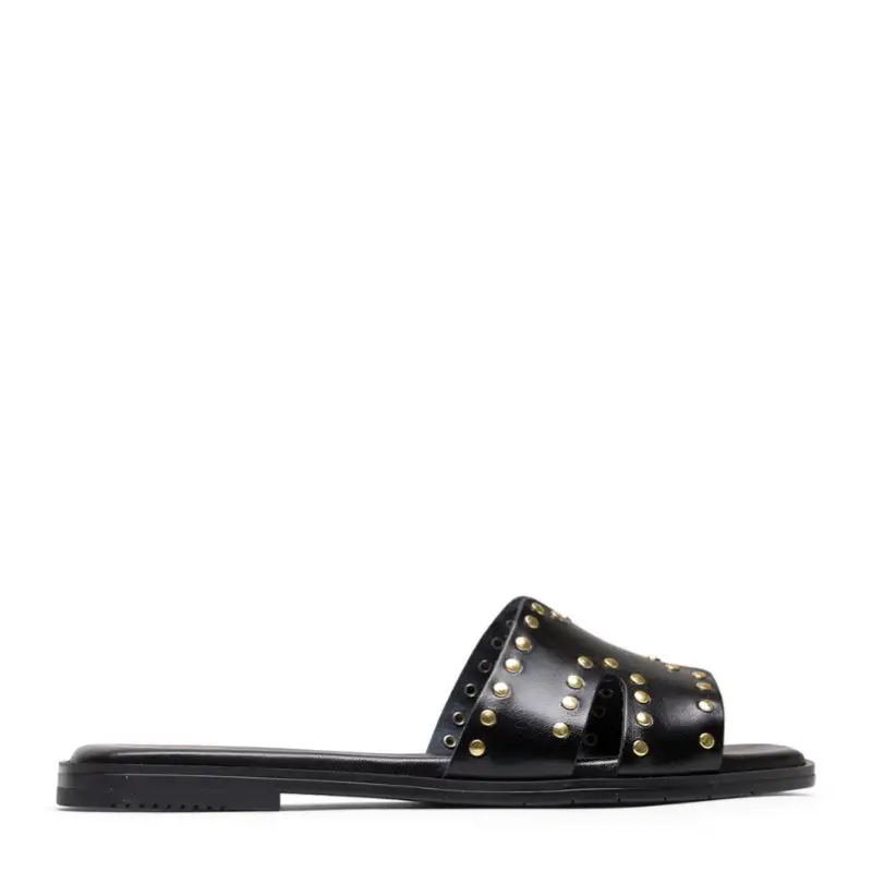 SANDALIA PALA H TACHAS NEGRO 3115