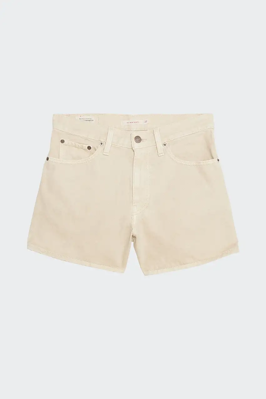 80S Mom Short Back Pckt Thrifted Off Neu