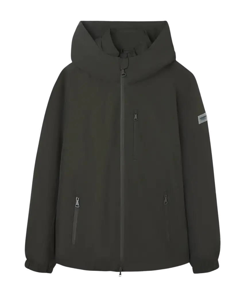 Chaqueta SILBON Capucha Cortavientos Verde