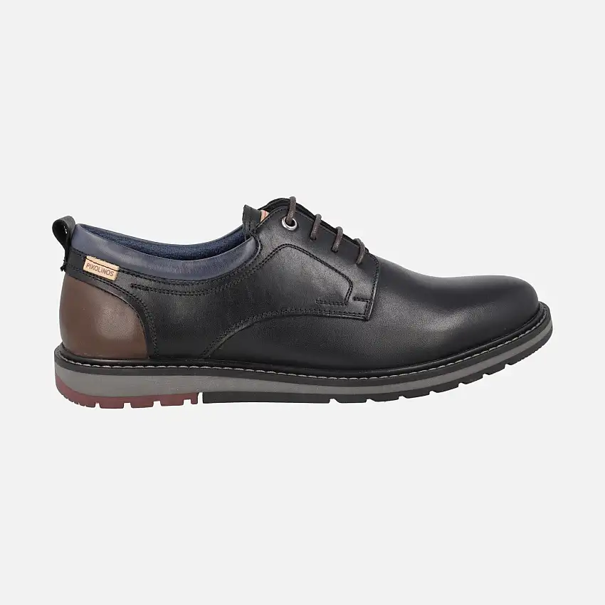 Zapatos de piel con cordones estilo casual Berna M9J-4183