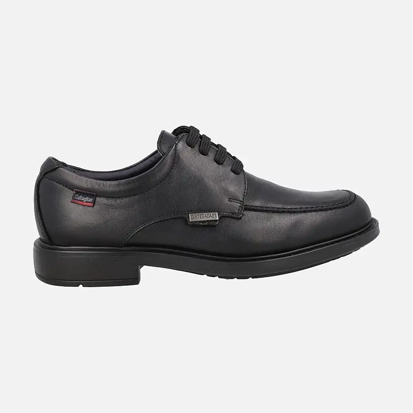 Zapatos de piel con cordones y membrana Wateradapt