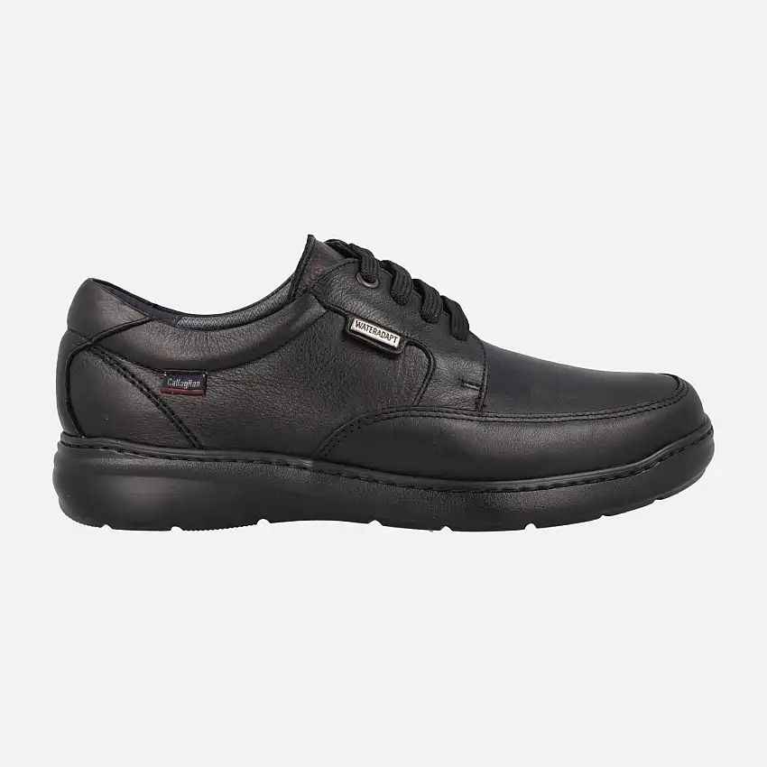 Zapatos de piel con cordones y membrana impermeable para hombre