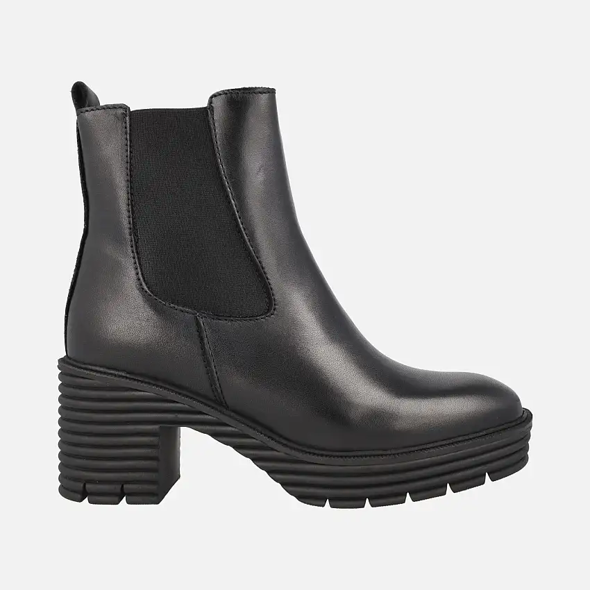 Botines de tacón con elástico y cremallera modelo Gladys