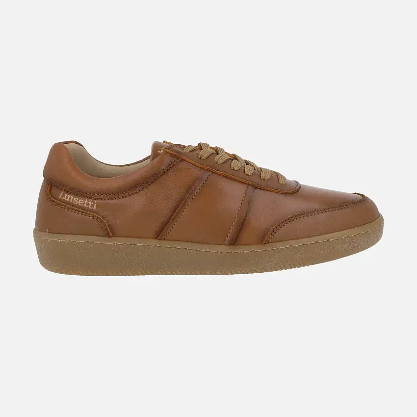 Zapatos deportivos de piel para hombre en combinado cuero