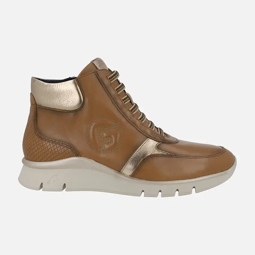 Botines deportivos Union con cordones elásticos y cremallera