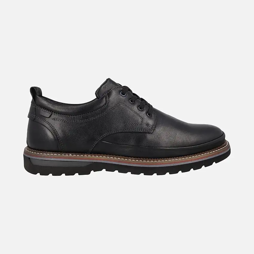 Zapatos de piel estilo casual con cierre de cordones