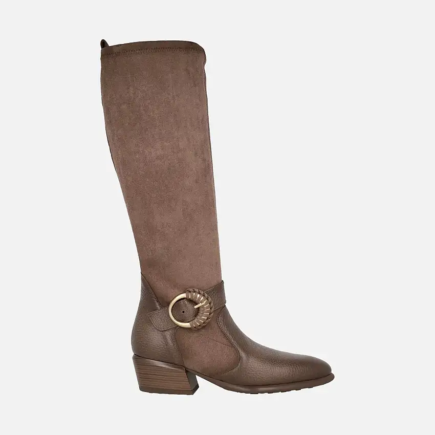 Botas de caña alta Verona con adorno de hebilla