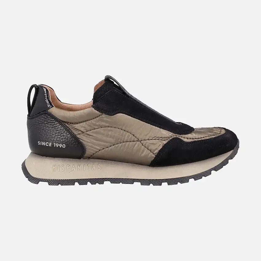 Zapatillas deportivas Kansas en piel y nylon con banda elástica
