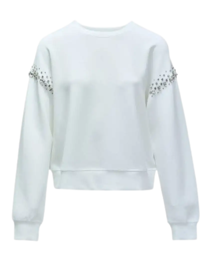 Sudadera SALSA JEANS con Brillantes Blanco
