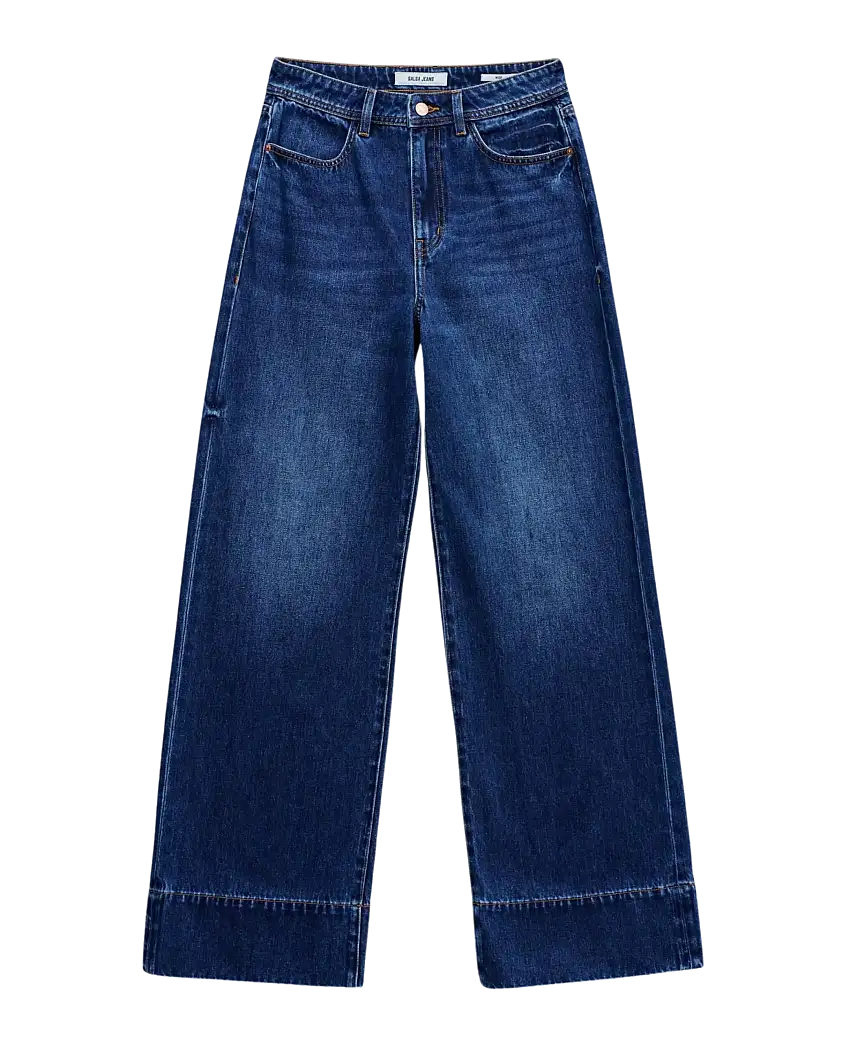 Vaqueros SALSA Wide Leg Azul
