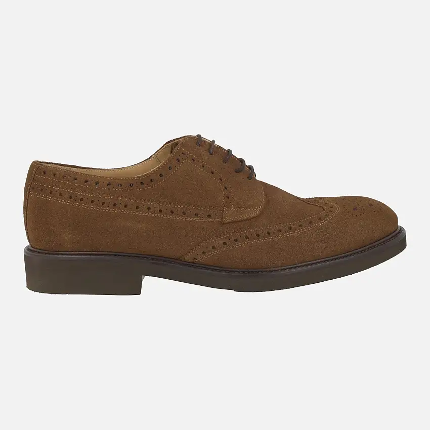 Zapatos para hombre Robert pala vega en serraje marrón
