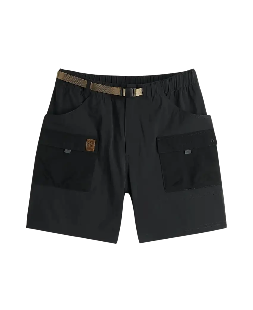 Bermudas TOPO DESIGNS Retro River Black Neutral