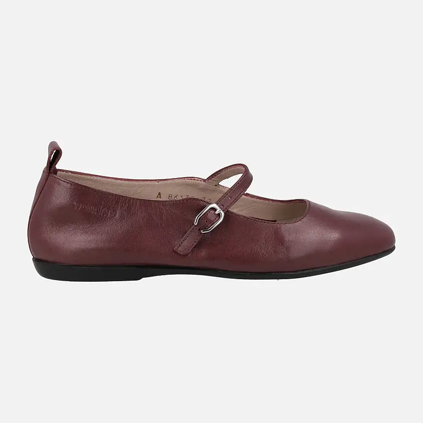 Bailarinas merceditas de piel A-86130