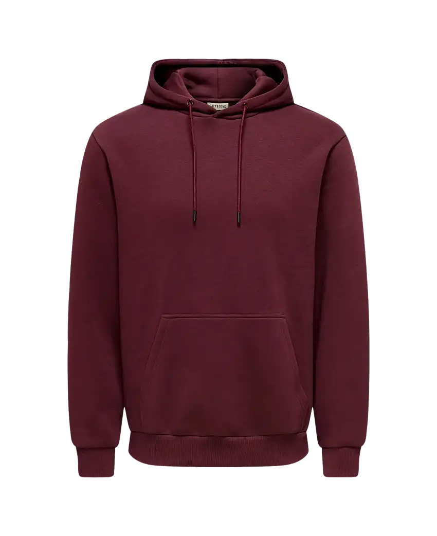 Sudadera ONLY & SONS con Capucha Unicolor Ceres Port Royale