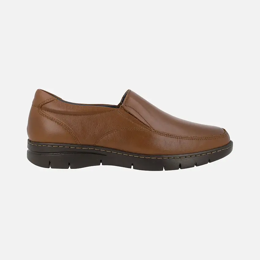 Mocasines confort de piel clásicos con elásticos para hombre