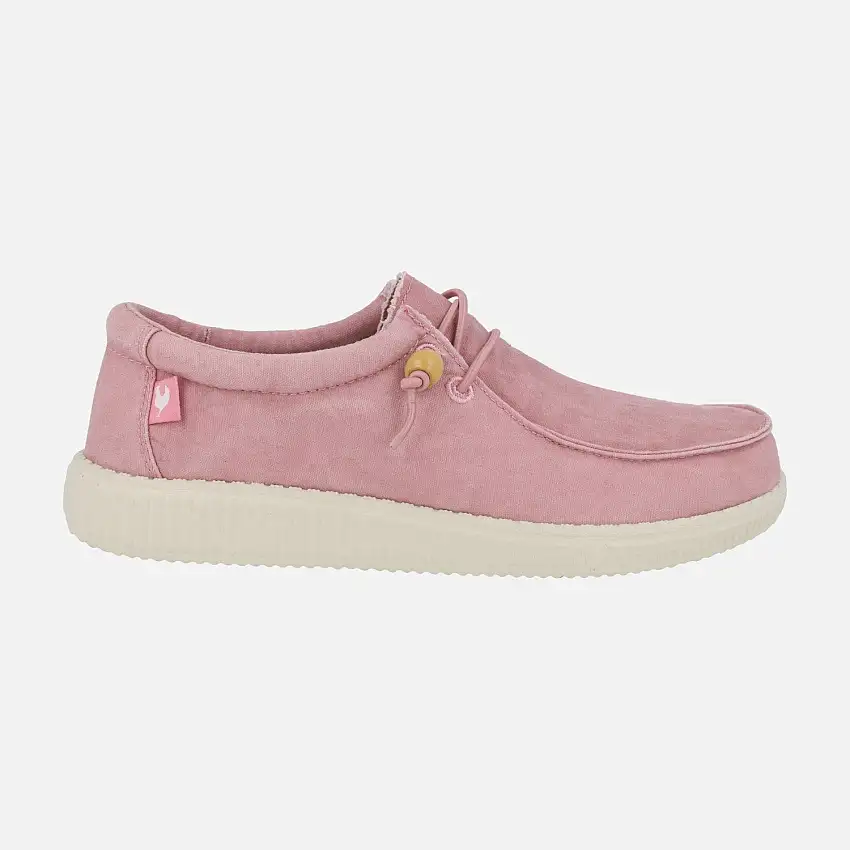 Zapatos para mujer en algodón lavado Wallabi WP150 Washed