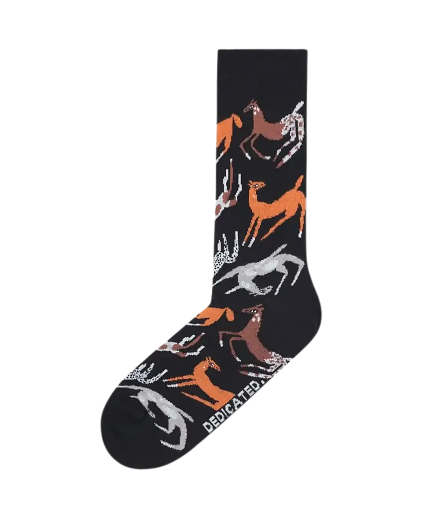 Calcetines DEDICATED Sigtuna Mustang Party Black