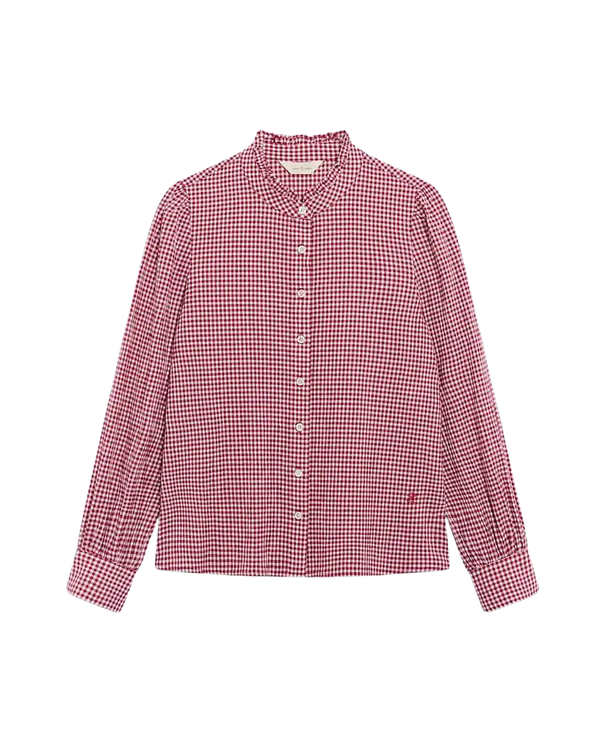 Camisa ESE O ESE Medine Vichy Rojo