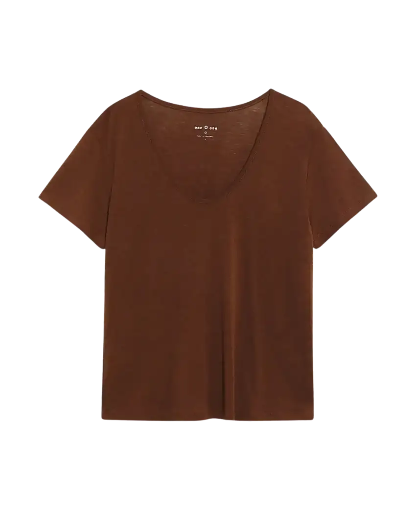 Camiseta ESE O ESE Fluida Caramelo