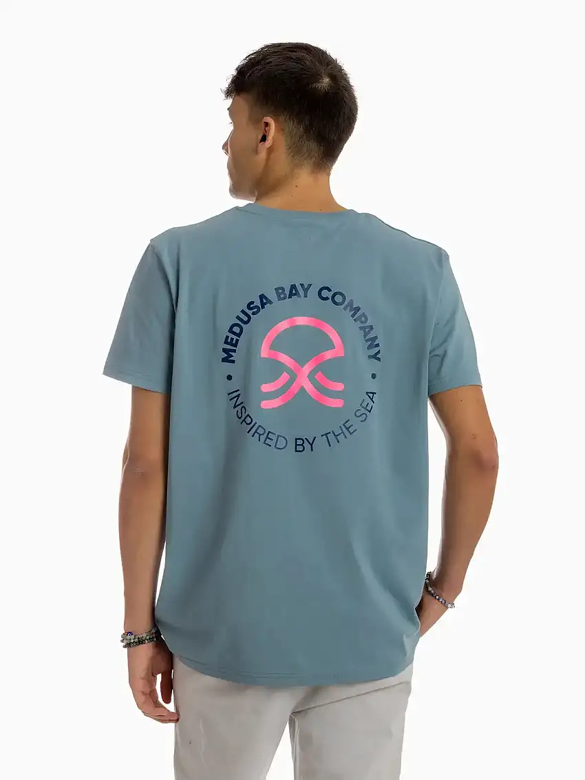 Camiseta MEDUSA BAY Inspired by the Sea Azul