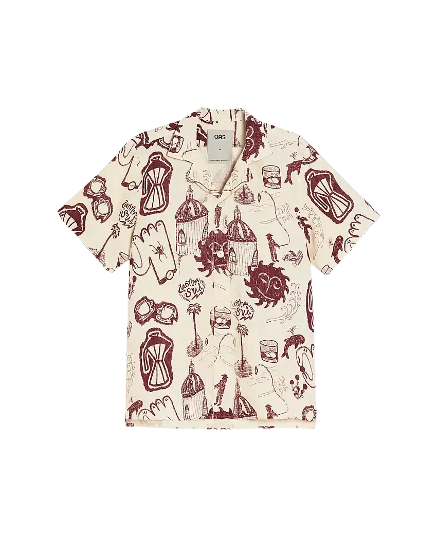 Camisa OAS COMPANY Cuba Lino Cantina