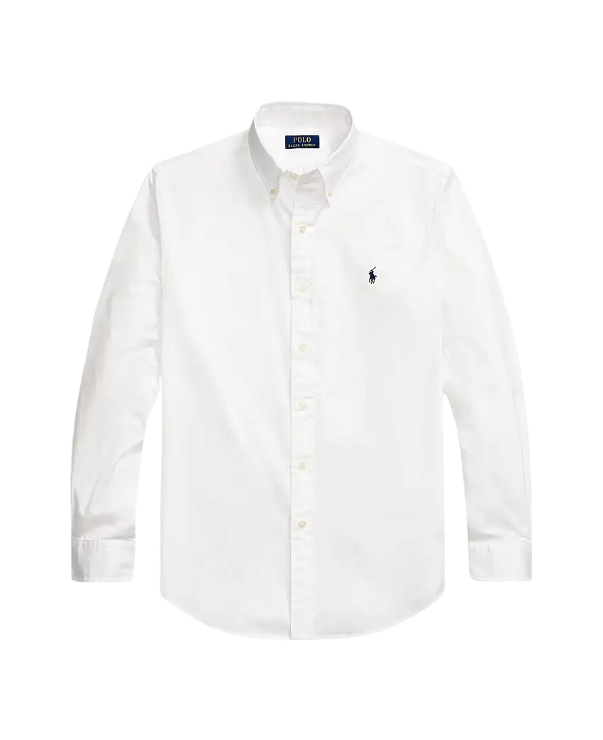Camisa de Sarga POLO RALPH LAUREN Custom Fit Blanco