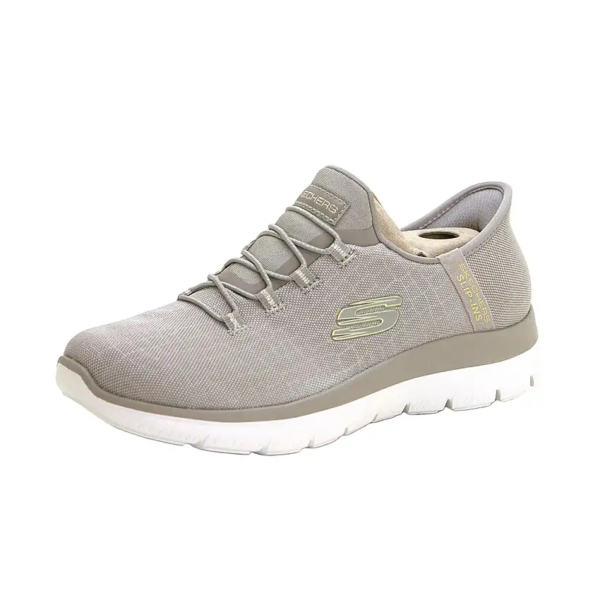 Skechers 150128 Deportivo Slip-Ins con elásticos taupe