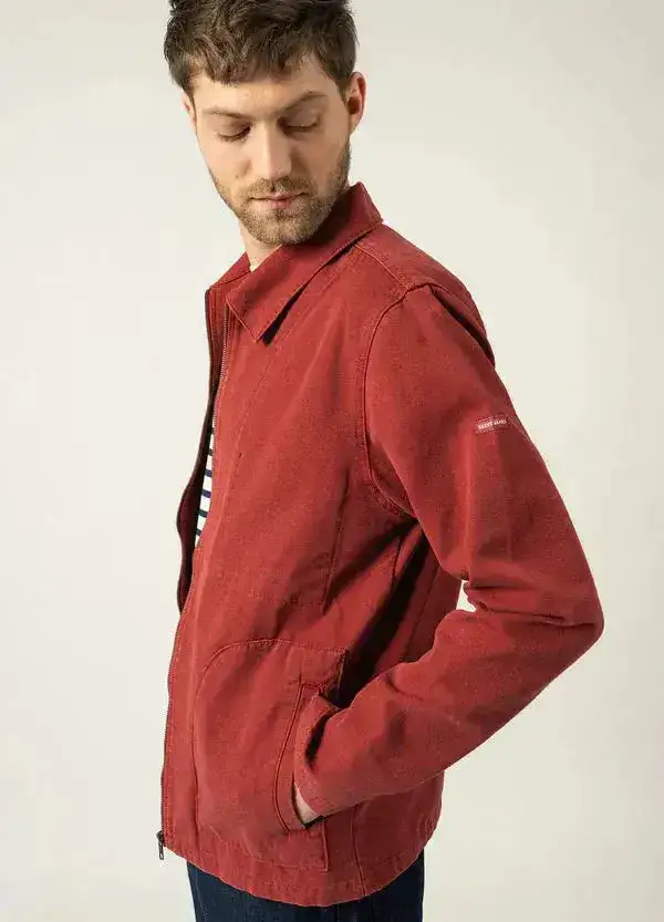 Chaqueta SAINT JAMES Estilo Bata Zephyr Brique