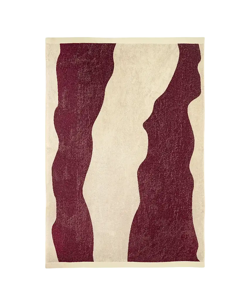 Toalla OAS Burgundy Bone