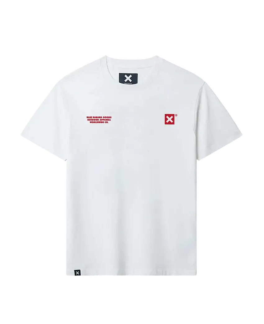 Camiseta BLUE BANANA Unisex White Atlas