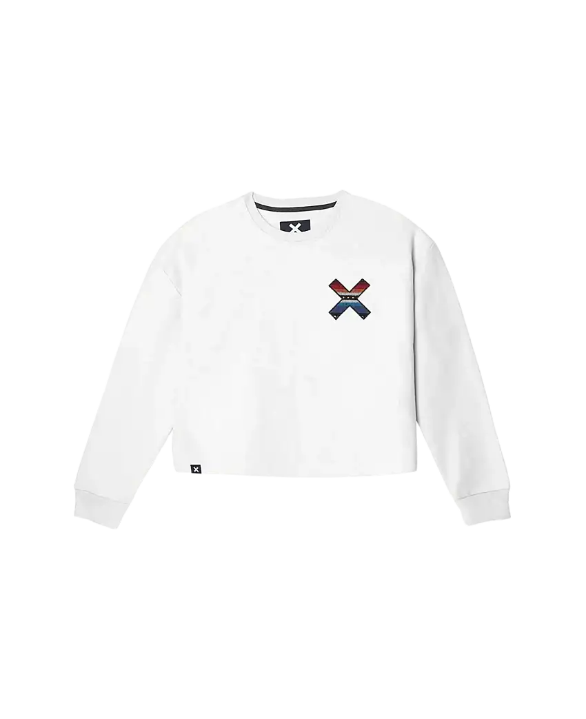 Sudadera BLUE BANANA Mujer Classic Blanca